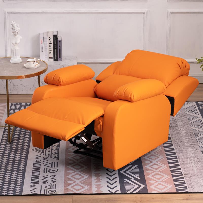 发头等太空家客厅网咖酒店客房馆民宿单人沙RJQ宾椅猫抓用皮