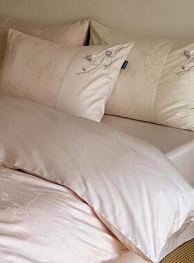 新中式刺丨OWD国粹美学100长绒棉提花S绣四全件套中国吉祥文化棉