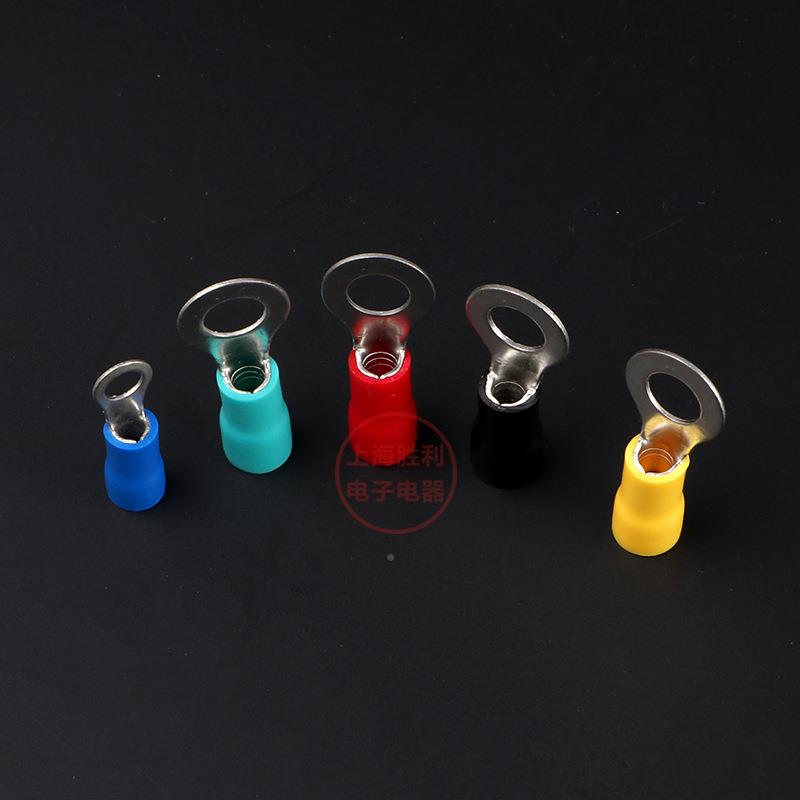 RV5.5-12圆形预鼻缘端绝子O型冷接线端子铜MYP压500只/包