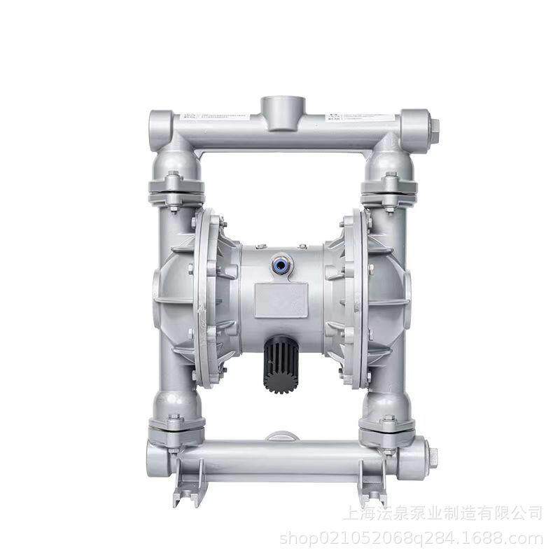 上海沄泉QBY25/40气动隔膜泵铝合金铸铁不锈钢耐腐蚀抽胶气动水泵
