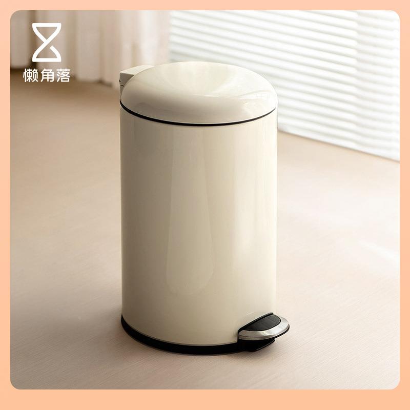 ?懒卧角落F775TM7M垃圾桶家用带盖卫子踩翻盖客厅脚厨房大容量生