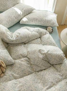 PFRA棉类婴幼儿宝宝棉a类纯层纱全棉四件套床婴童双床品床单床笠