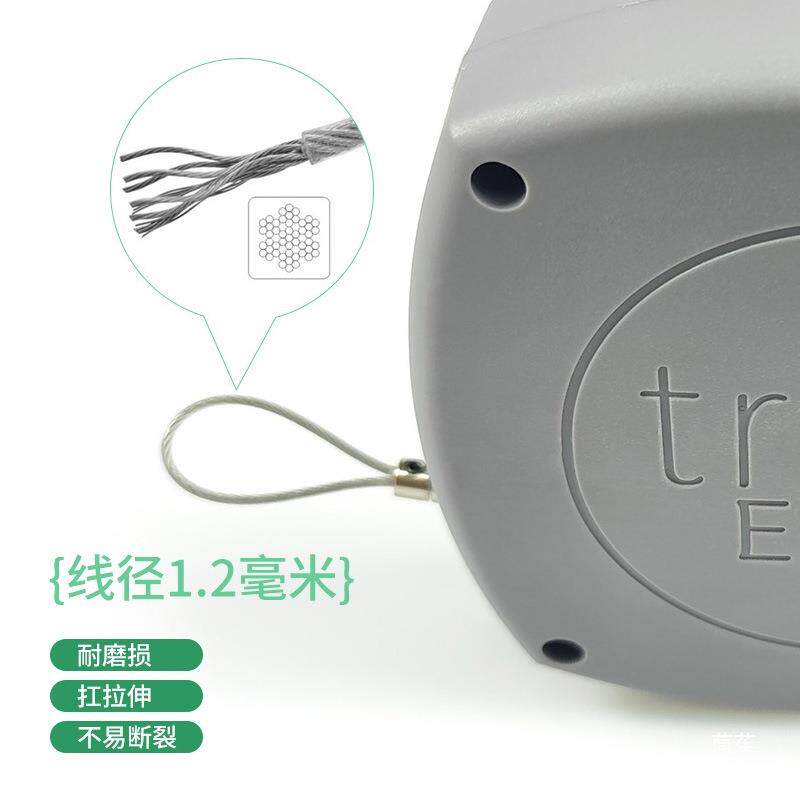 工厂超长20米自动收线器1.2mm线径钢丝卷线器抗拉伸缩拉线盒