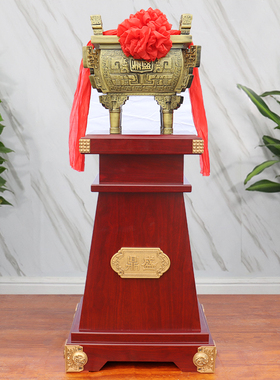 鼎摆件开业礼品乔迁上市礼物铜鼎A工厂公司酒店饭店办公室前台装