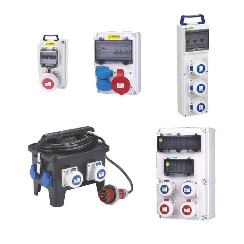 电动汽车充电桩充电箱带窗口动z力维修箱防尘防水移动工业插座箱