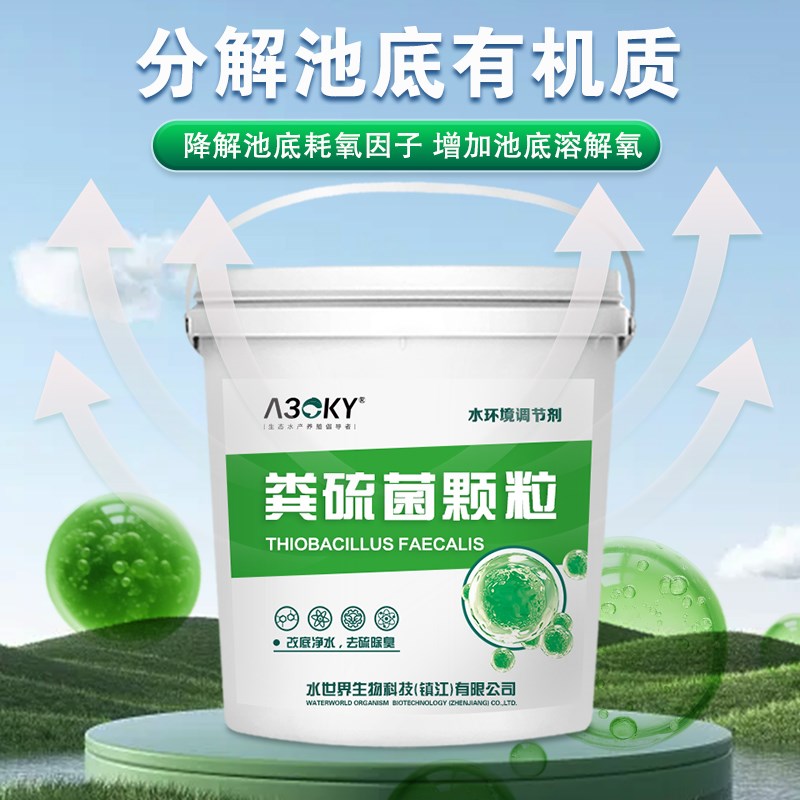 粪硫菌颗粒水产养殖改底王净化水质F除黑除臭分解黑泥净水温水增