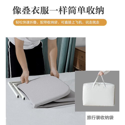 免安装床围栏可折叠旅行床护v栏宝宝防摔防护栏婴儿童围栏挡板神
