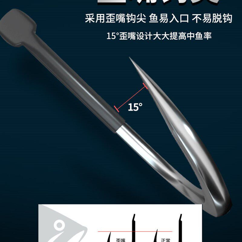 云上飘加长大物子线双钩成品套装青鱼草鱼伊势尼大物钩巨物子线正