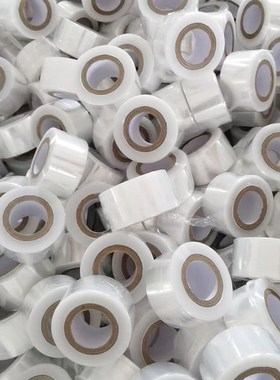 彩色PE拉伸膜3 5CM小卷缠绕膜10CM打包膜包装电线捆绑膜 厂家