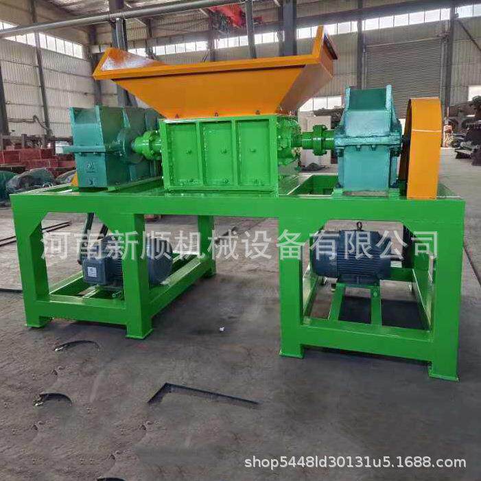 金属双轴撕碎机 风电叶片固废撕碎设备 工业布料撕碎生产线低能耗