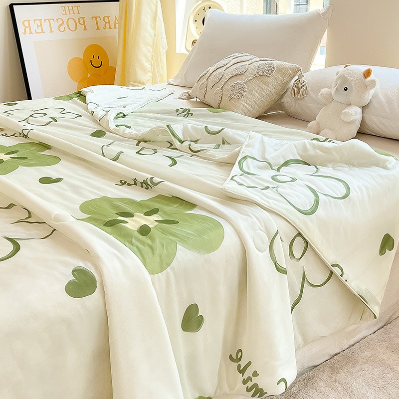 夏季凉感被芯冰丝夏凉被空调被单双人被子学生宿舍夏被可机洗水洗