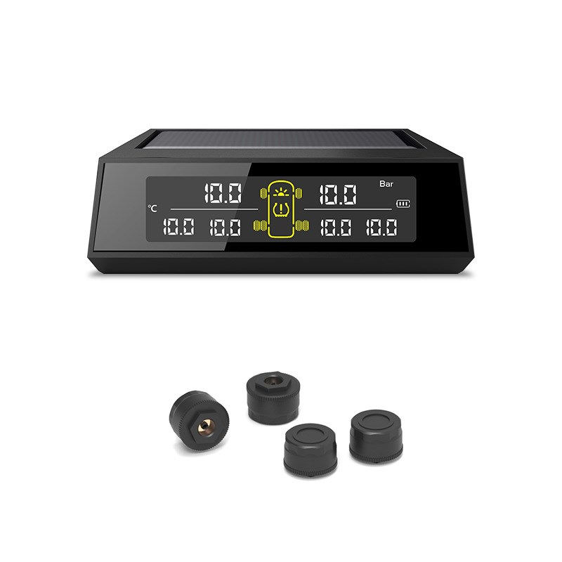 六轮大巴太阳能tpms太阳能胎压监测器6轮胎压检测器生产厂家