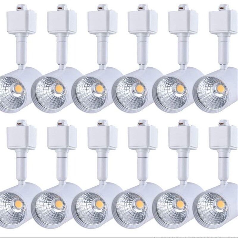 轨道灯7.5w美规三线H轨道头供美国市场110v120v可调光轨道灯白色