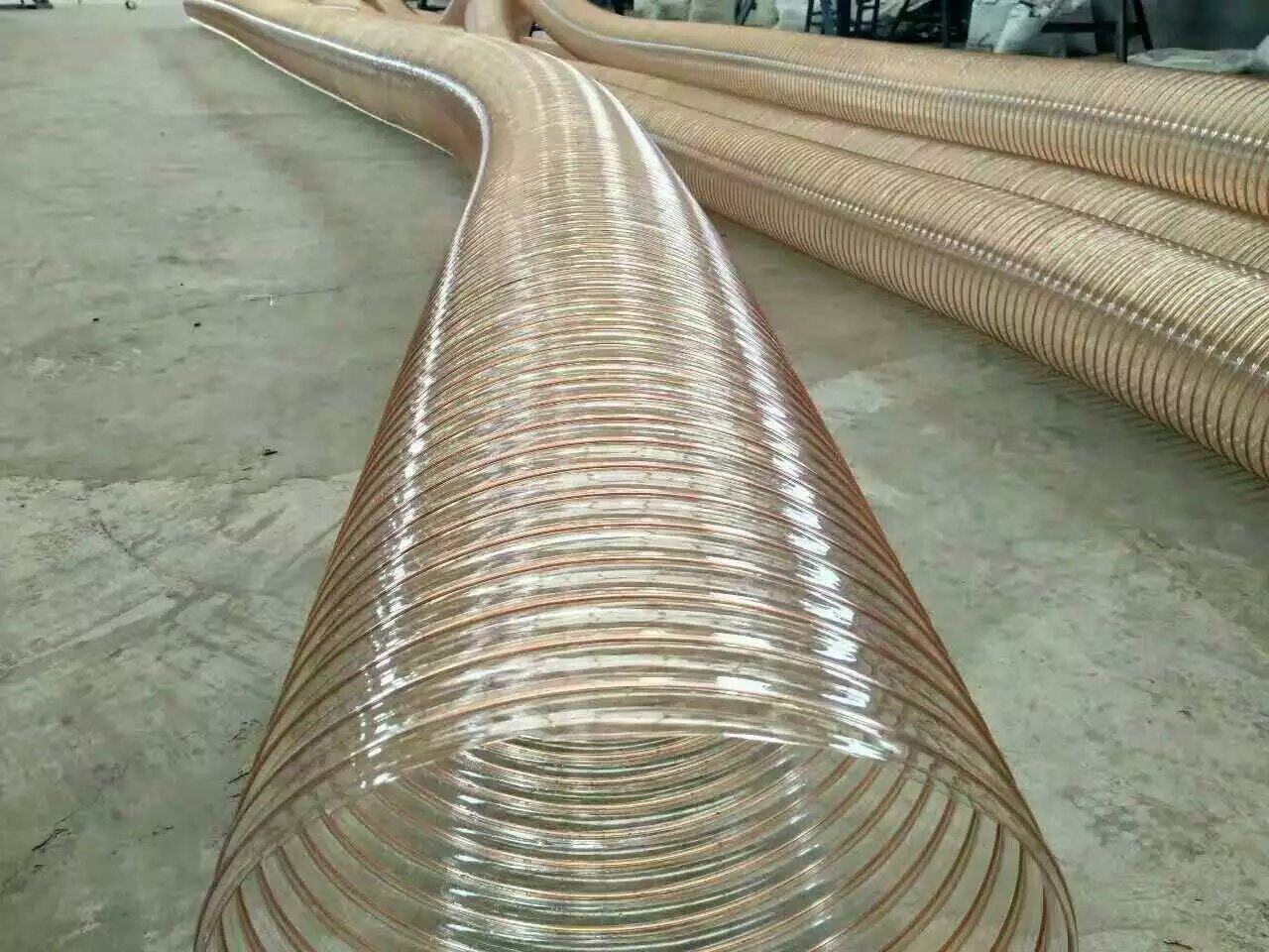 耐磨工业管吸力臂真空管动车排污管粉末颗粒抽吸管鼓风机吸尘管
