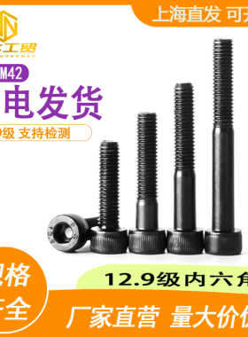 8*10-105高强度内六角螺丝12.9级内六角螺钉加硬模具用黑色内六角