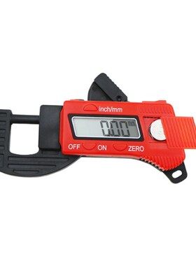 塑料数显测厚规0-12.7mm测厚仪厚度规 塑料测厚规 蓝色数显厚度计