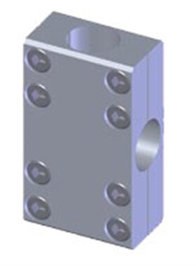 机械手配件[131117] 20-20 U124字连接块#2,N01861-501