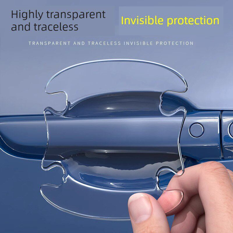汽车门把手防刮擦贴纸汽车门把手防撞z条汽车门碗保护贴纸透明防