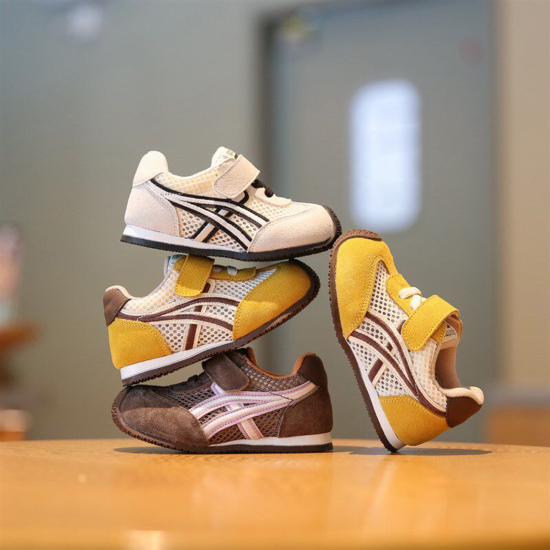 夏季宝宝软底学h步鞋透气网面男童婴儿鞋子1一2-3岁女宝网鞋儿童