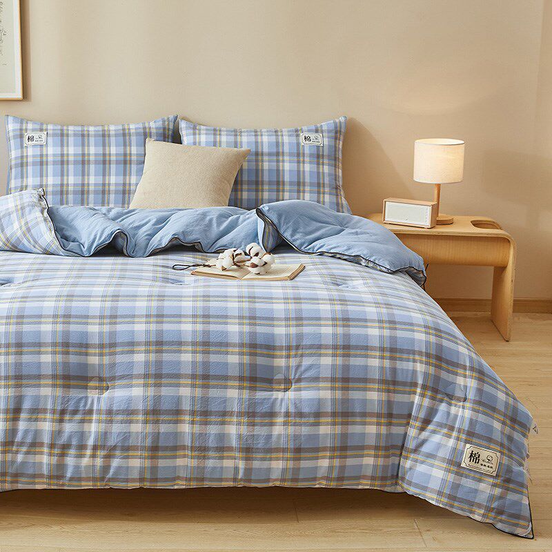 棉花被子宿舍单人学生被芯150x200x2G30cm春秋被空调被夏季薄双人