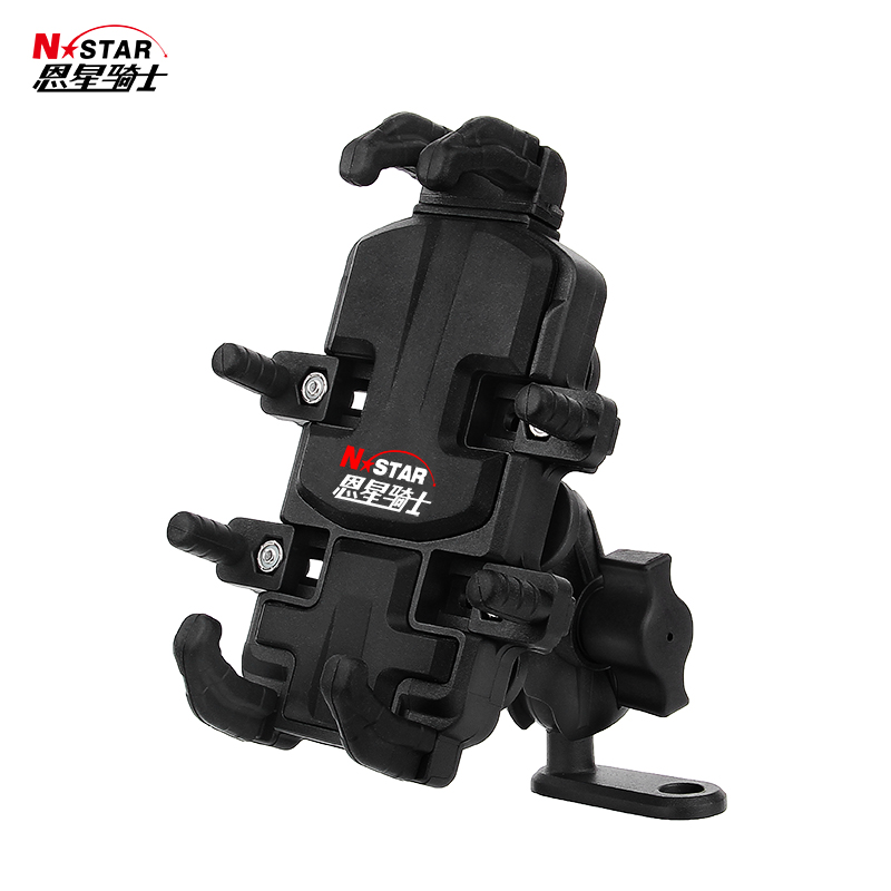 恩星骑摩托车手机导航支架快充减震遮阳防震防水电动车无线充电