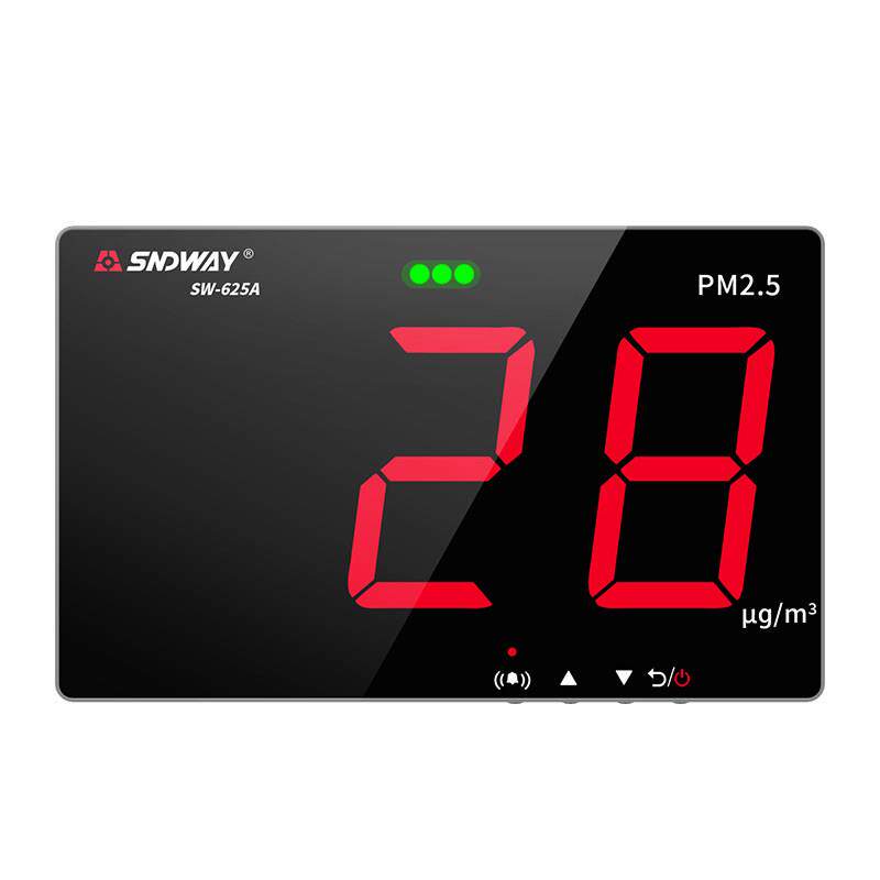深达威PM2.5检测仪室内家用空气质量激光感测器工地专业壁挂式