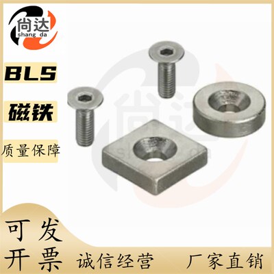 BLS65/BLS66-A20-T4/T5.5 平头螺栓止动型汝铁硼磁铁BMF21-A15