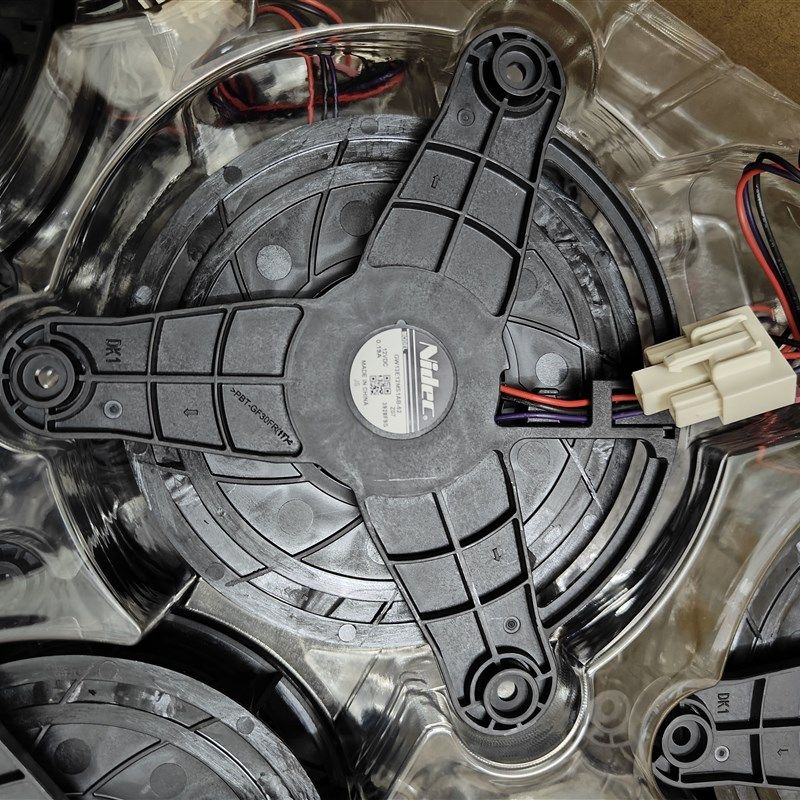 GW13E12MS1AB-52适用冰箱风扇120 12v 0.19A 大头红黑紫三出线