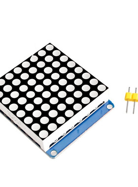 1.2寸 8X8 8*8LED 点阵屏模块红色带I2C接口带驱动芯片