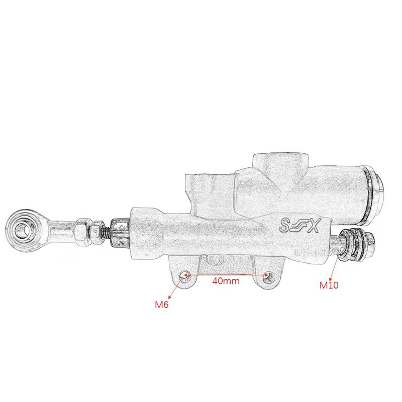 克维思K16K18 恒舰NC两冲 胡斯瓦纳KTM越野摩托车后刹车上泵