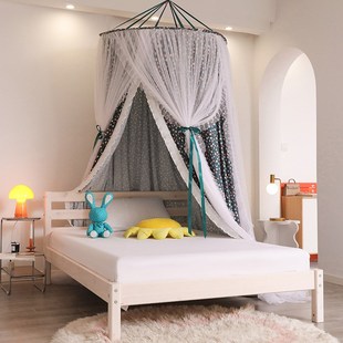 清新仙子双层圆顶床幔蚊帐吊顶蚊帐 外 学生宿舍床幔蚊帐儿童蚊帐
