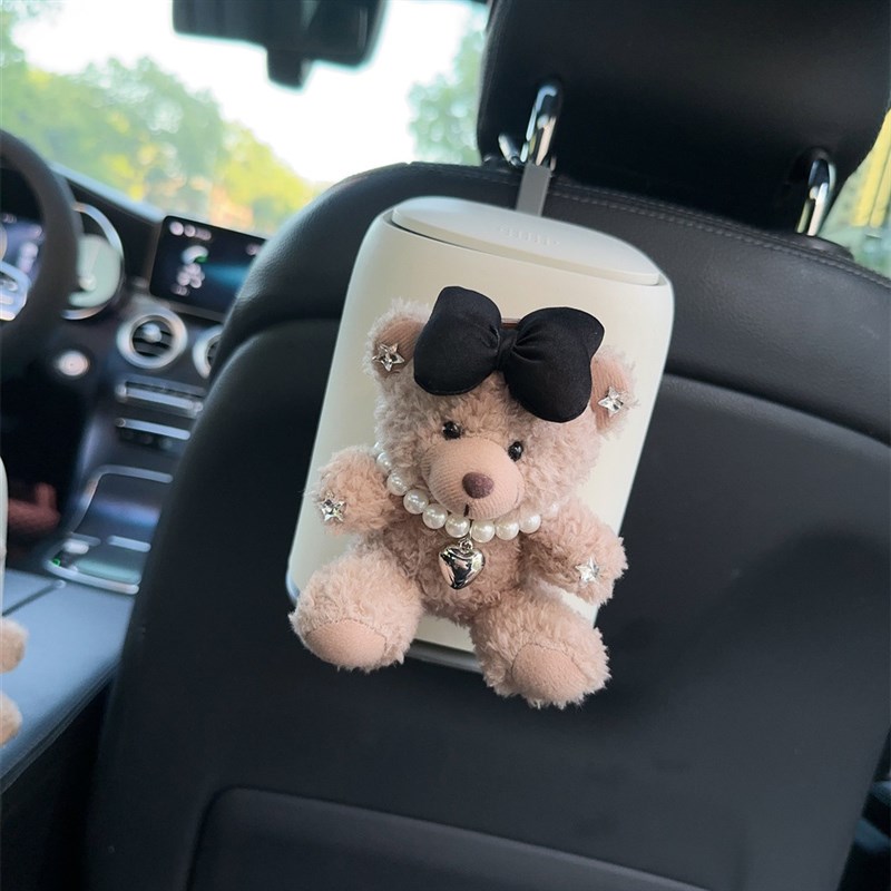 车载垃圾桶汽车内用垃圾袋前后排装饰用品迷你收纳置物箱车上用品