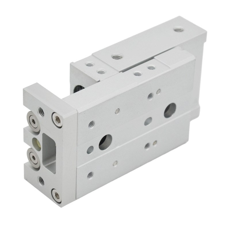 SMC亚德客型精密滑台气缸MXS6/8/12多缸径直线导轨双轴滑台气缸