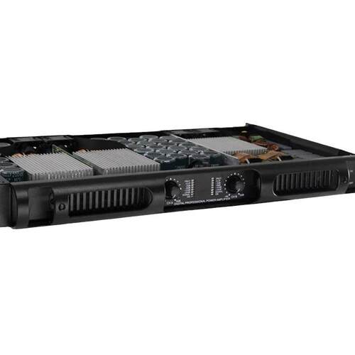 专业D类1U600W双声道功放数字音频超重低音功放调控台大功率