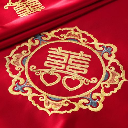 结婚聚宝盆袋喜盆红色包裹布新娘女方娘家陪嫁包袱皮婚庆用品大全