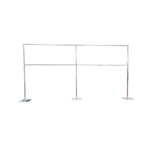 新款婚礼道具kt板背景支架双杆式铁艺落地背景墙可伸缩展板背景架
