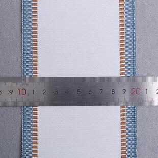 光峰带业现货宽10cm金丝花带窗帘织带 打孔窗帘衬带边幅带现货