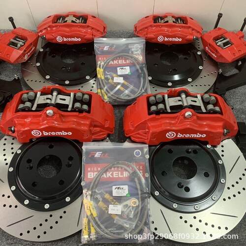 适用布雷博Brembo刹车卡钳原厂前六后四大六套装18寸以上轮毂安装