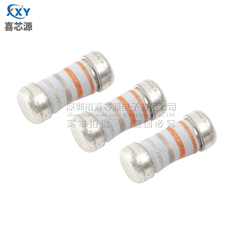 0207 3R3 贴片绕线电阻 1/2W 3.3欧 0.5W 5% 圆柱形四色环电阻