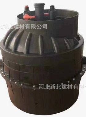 lesso联塑流槽塑料检查井座/PE检查井/联塑污水直通检查井