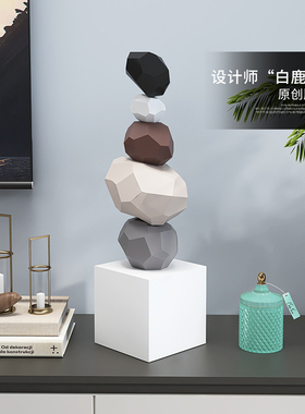 创意潮流玄关装h饰摆件轻奢高级感客厅电视柜办公桌工艺品生日礼