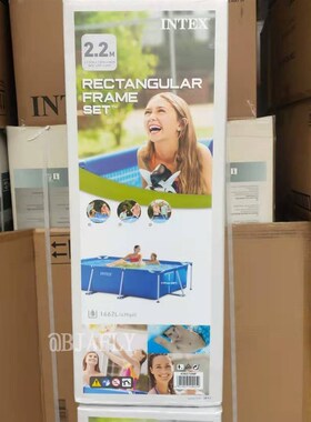 INTEX28270儿童游泳池室内家用支架泳池戏水池加厚户外养鱼池