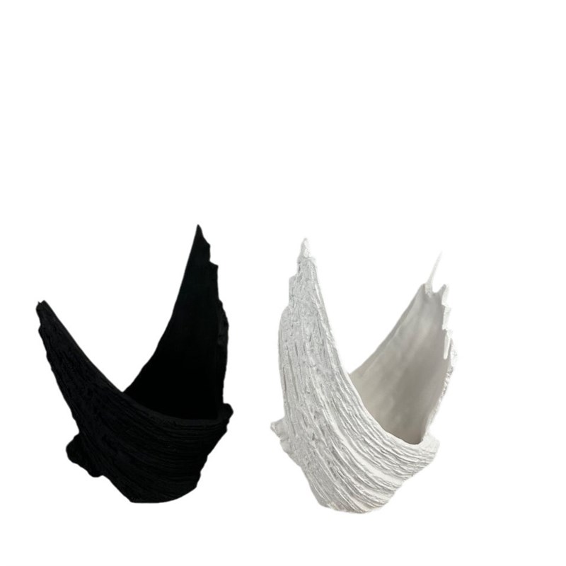 创意桌面花盆插花摆件 陶瓷景观装饰样板房玄关商场公司前台美陈