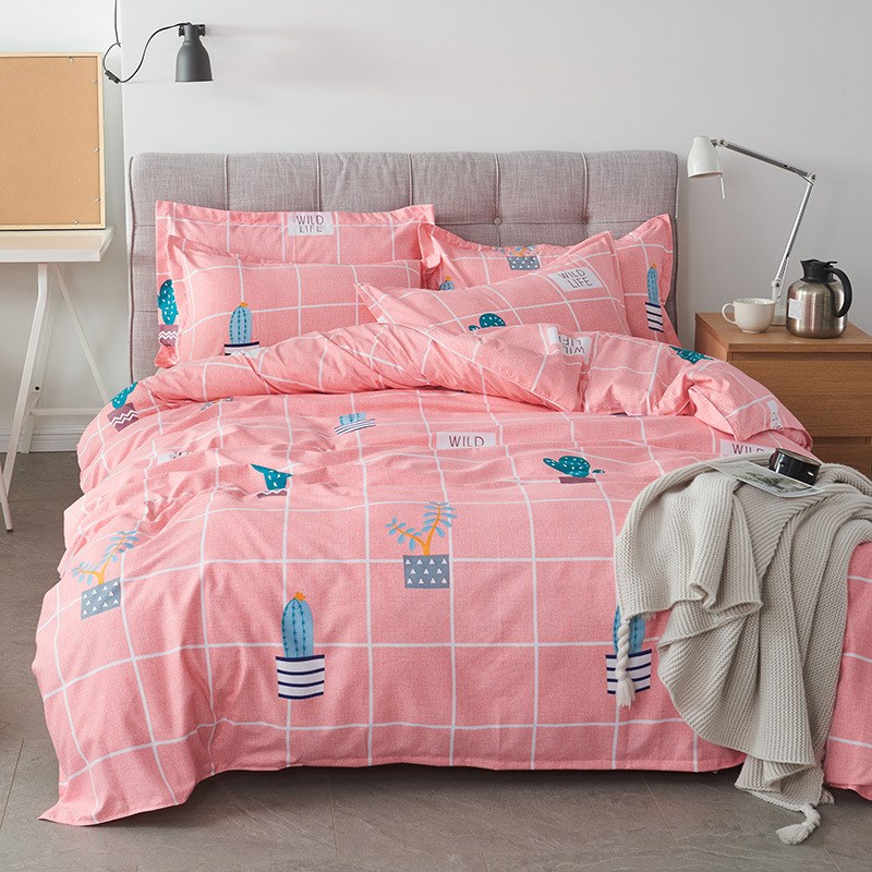 学生四件套床单单人宿舍上下铺4件套寝室被套被单被套1.2米多规格