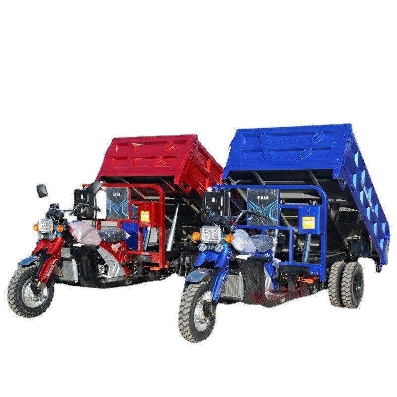 五轮摩托车燃油三轮摩托车自卸翻斗载重王家用货运农用车矿山专用