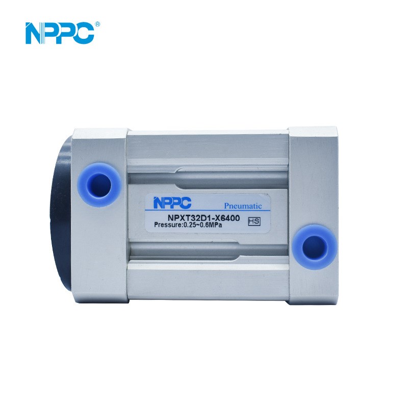 小型气动大推力气缸 NPXT32D1-X6400磁石吸附气缸 可调行程气缸