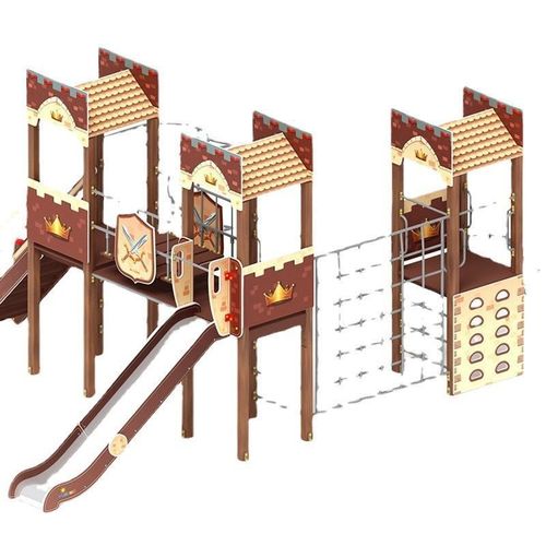 丛林穿越轨道魔网攀爬运动拓展设备闯关探险户外景区无动力设备