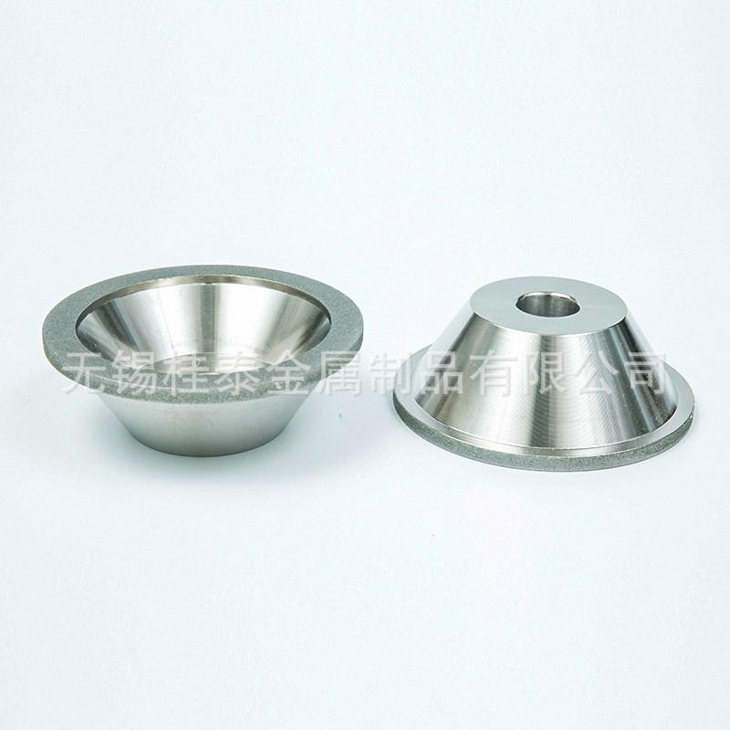 电镀立方氮化硼碗型砂轮D100高速钢刃具打磨工具生产