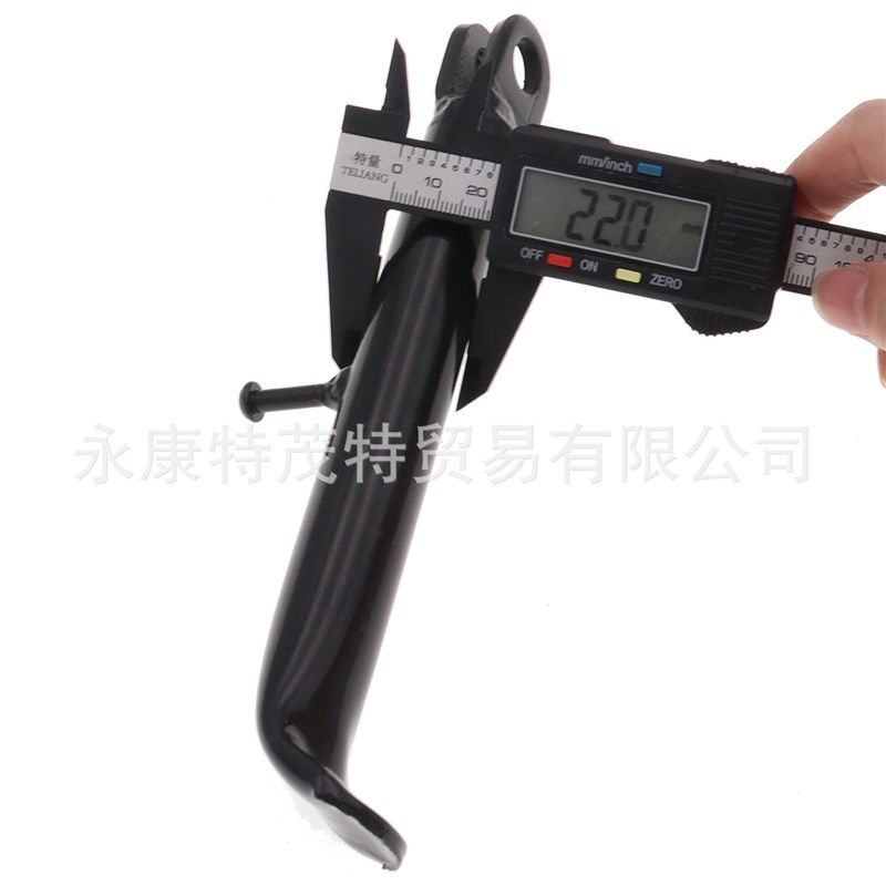 越野摩托车12寸后轮毂脚撑脚架295 385 420mm 侧边小脚单脚撑