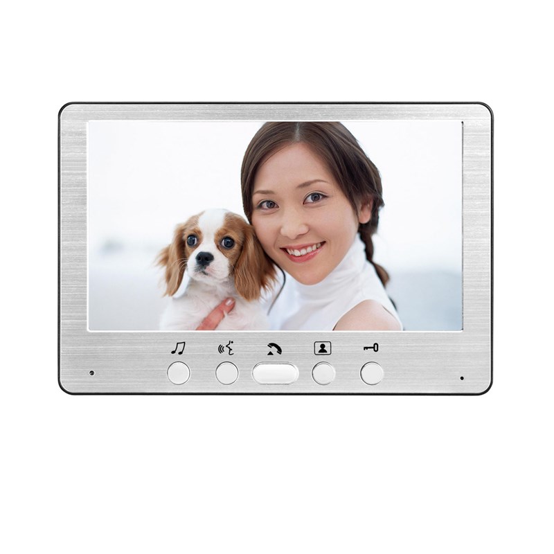 山一视达 7寸彩色可视门铃室外机ID刷卡夜视防雨一对一可视对讲